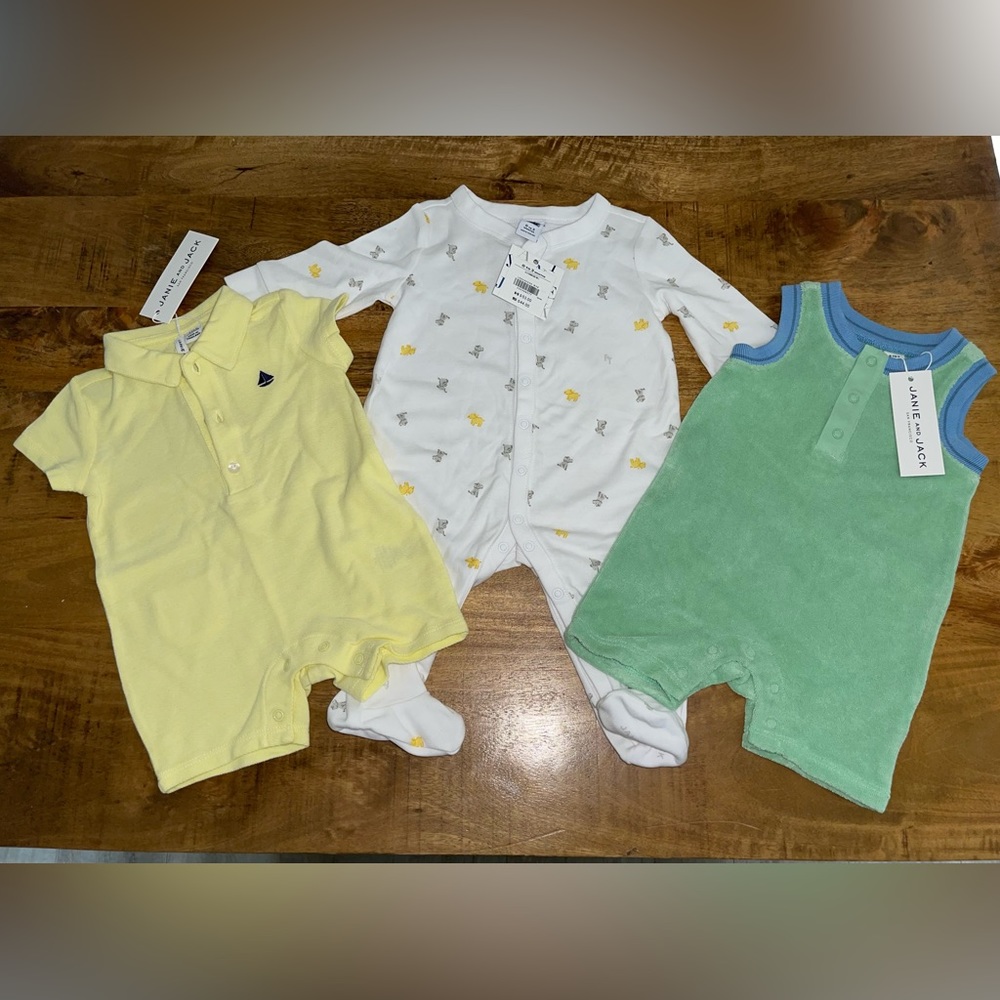 NWT sz 0 to 3 months Janie and Jack bundle